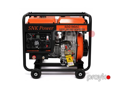 SNK Power qaynaq aparatı (generatorlu) 2kVt (dizel) Model: SDG190AC — Bakı