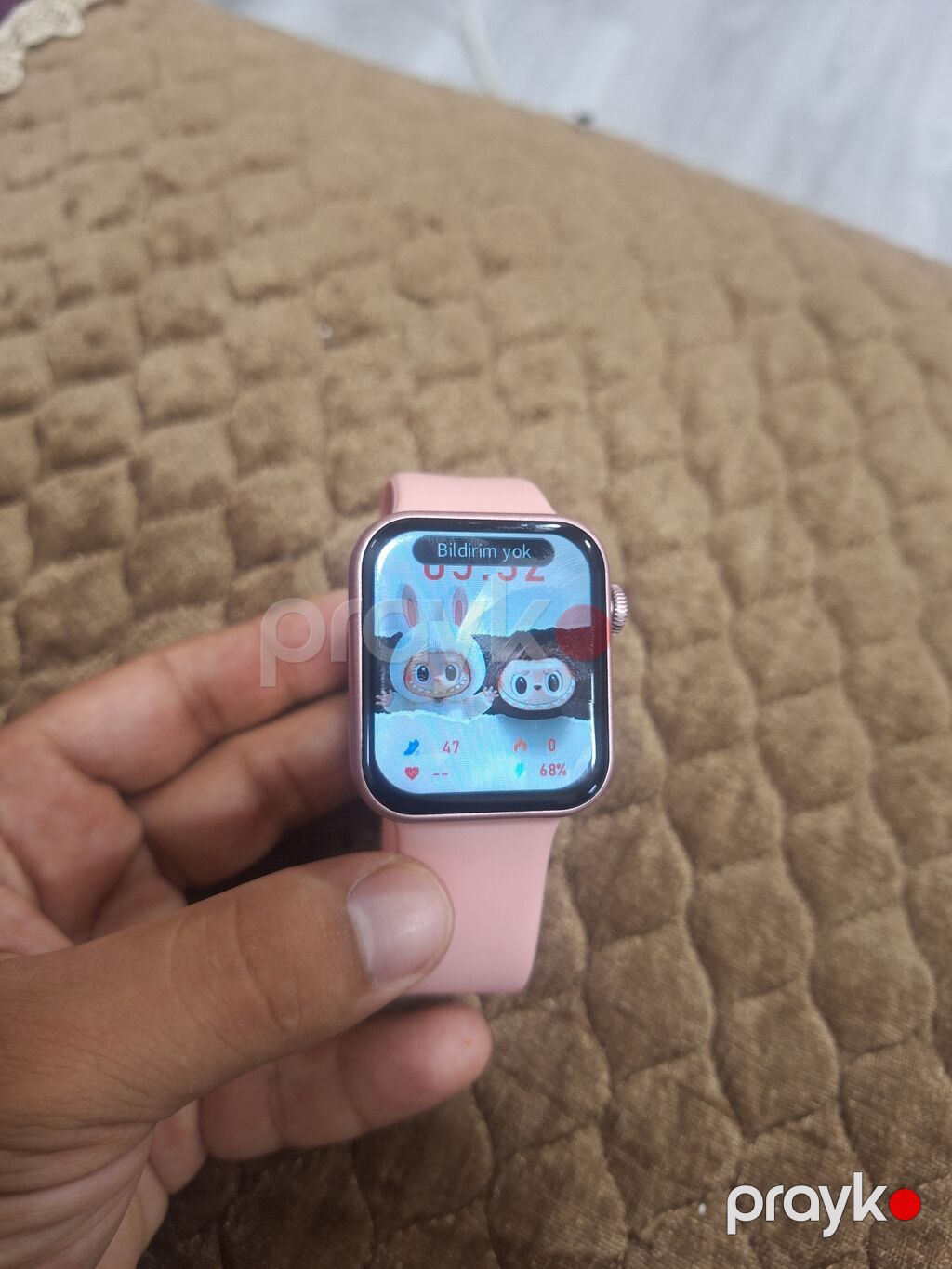 Yeni, Smart saat, Smart, Sensor ekran, rəng - Çəhrayı — Ağıllı saatlar, Gəncə (4)