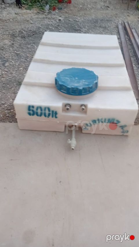 Bak, Plastik, 500 l l, İşlənmiş, Ünvandan götürmə — Digah