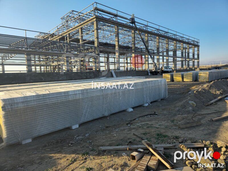 Sənaye Tipli Metal Konstruksiya Xidmətləri — Tikinti materialları, Bakı (3)