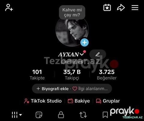 Tiktok hesabı — Bakı