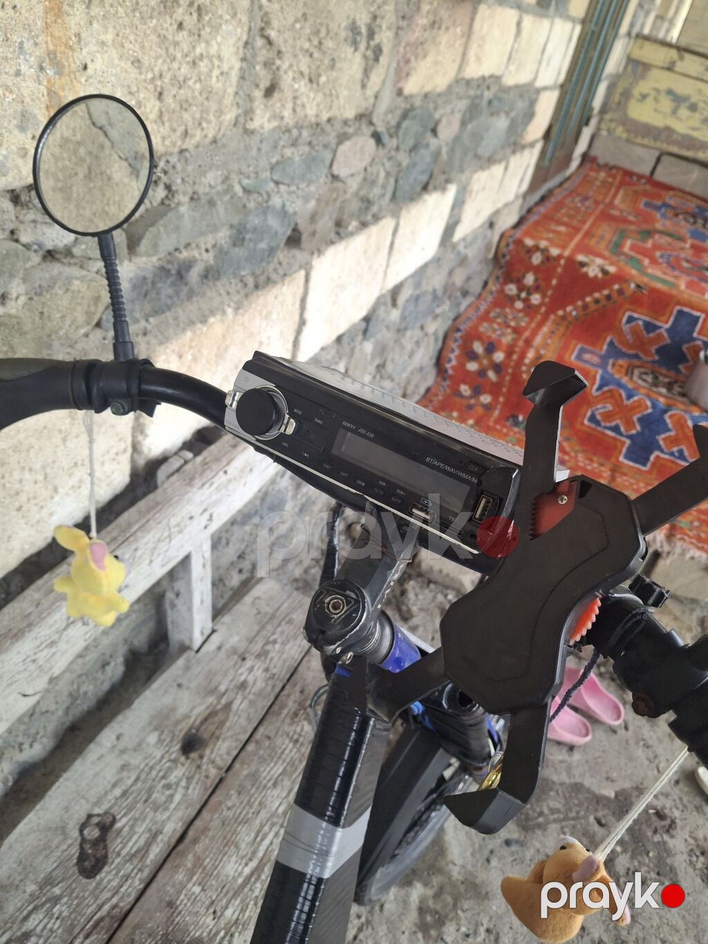 Satır velosipet əla vəziyətdədi moped və mateskletlə də barter olunur — Elektrik velosipedləri, Bərdə (5)