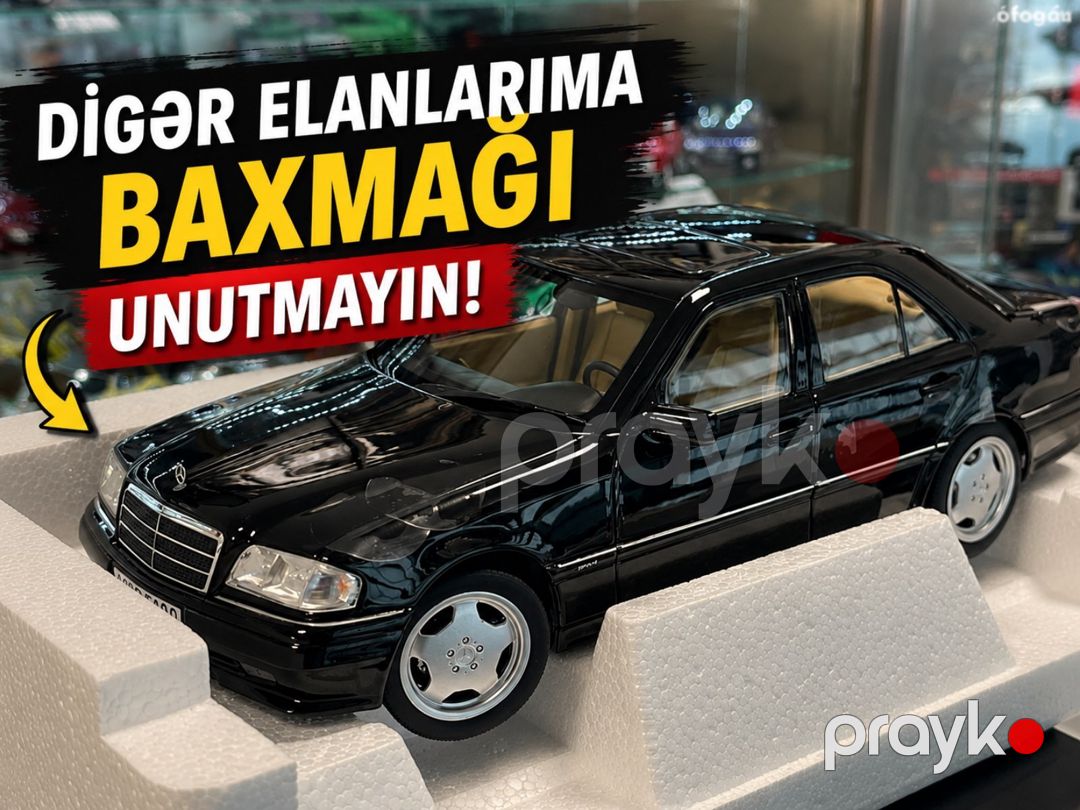 Mercedes W202 C36 AMG Norev — Kolleksiyalar, Bakı (4)