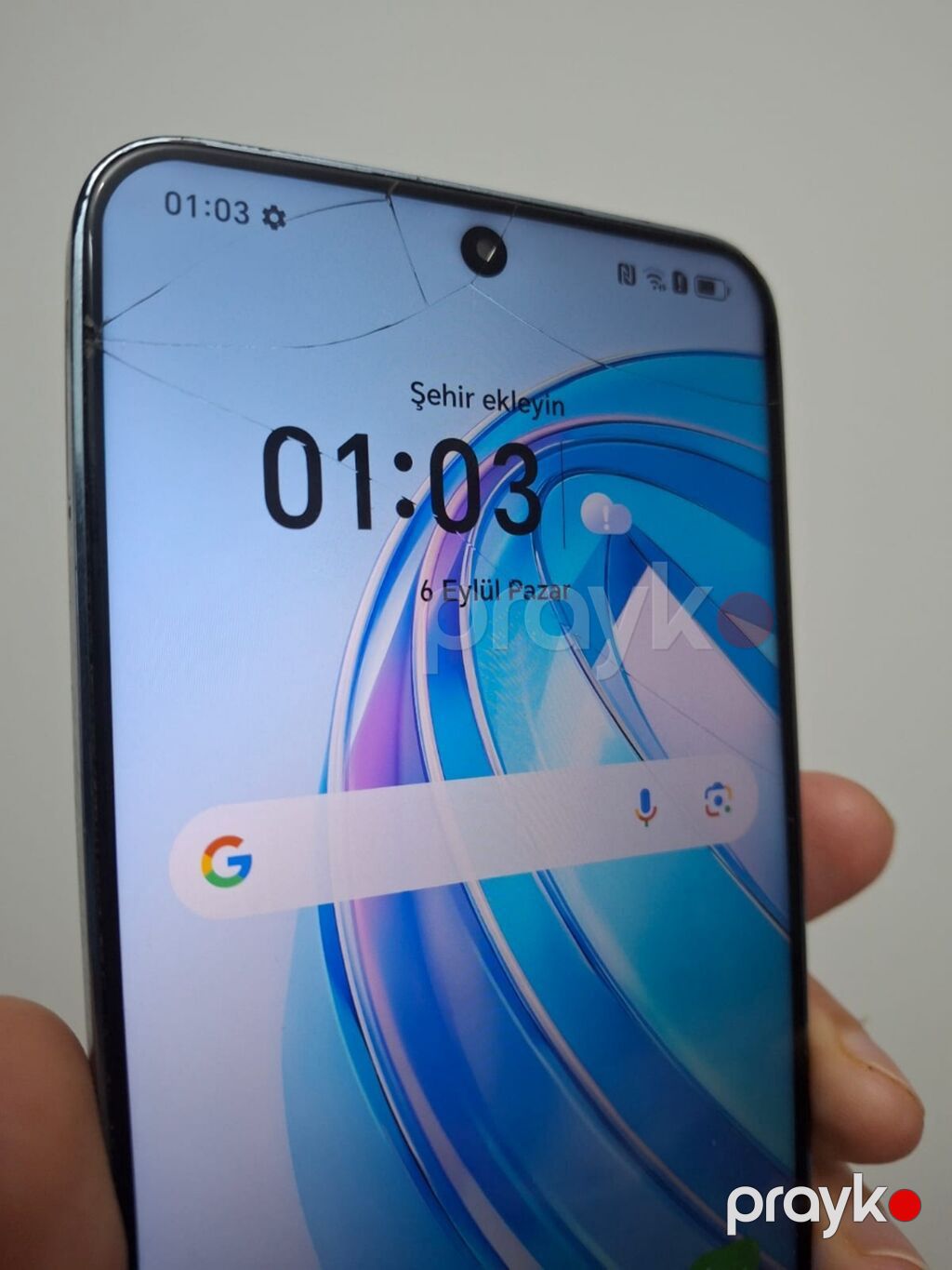 Honor X8a, 128 GB, rəng - Gümüşü, Barmaq izi — Honor, Masazır (2)