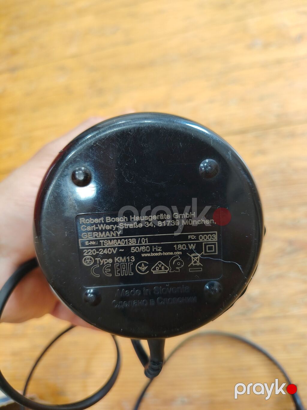 Bosch elektrikli qəhvə dəyirmanı Model: TSM6A013B. Güç180W. Bosh — Qahvə aparatları və maşınları, Masazır (4)
