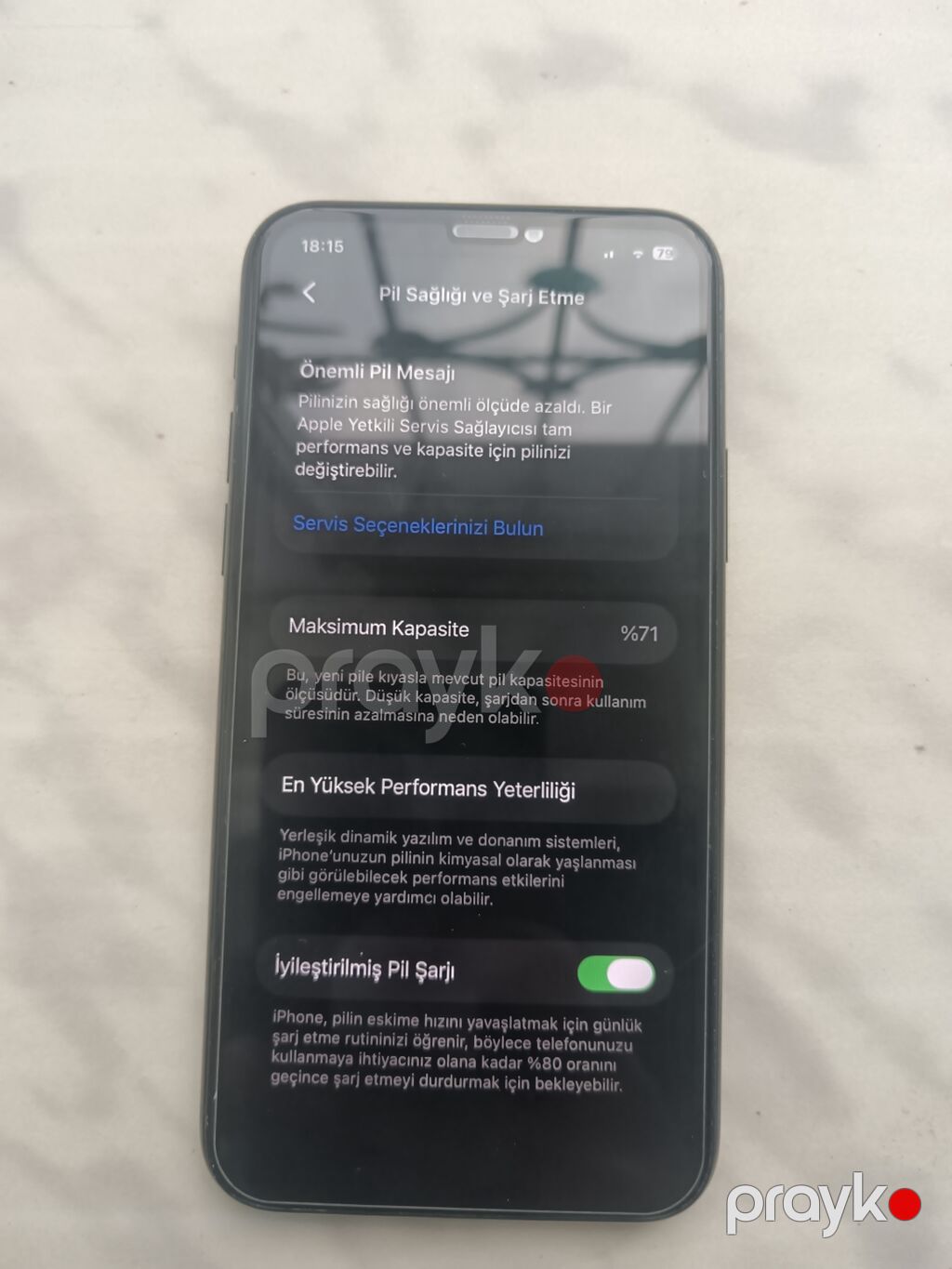 IPhone 11 Pro, Matte Midnight Green, Face ID — Apple iPhone, Şəmkir (4)