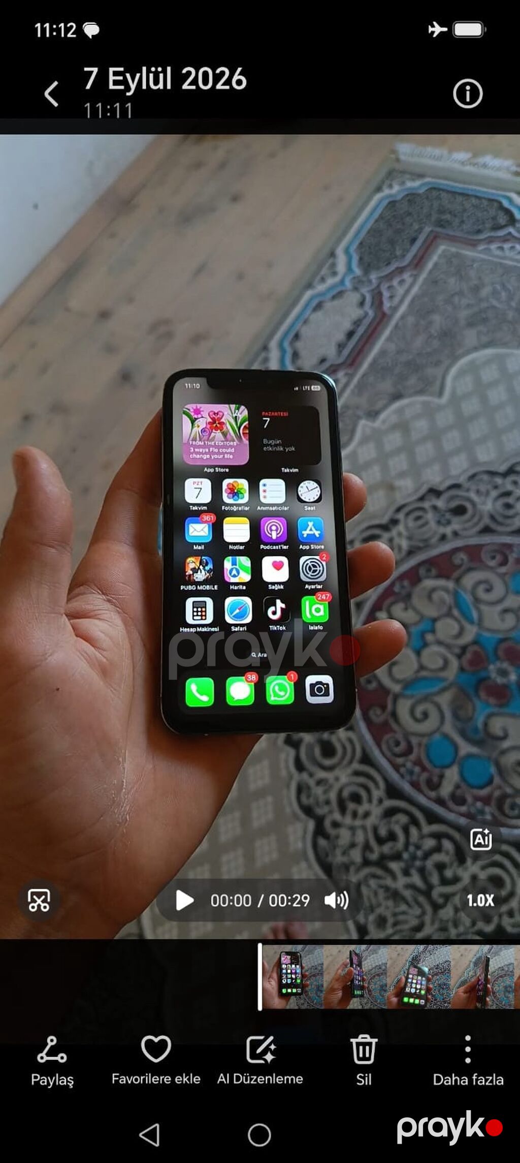 IPhone X, 64 GB, Qara — Apple iPhone, Şirvan (2)