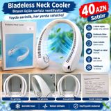 Bladeless Neck Cooler – boyun üçün sərtsiz ventilyator - Yayda — telefon aksesuar