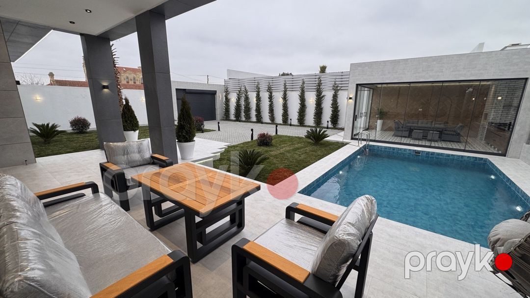 Satılır 5 otaqlı həyət evi/bağ evi 250 m² — Ev, villa, Bakı (8)