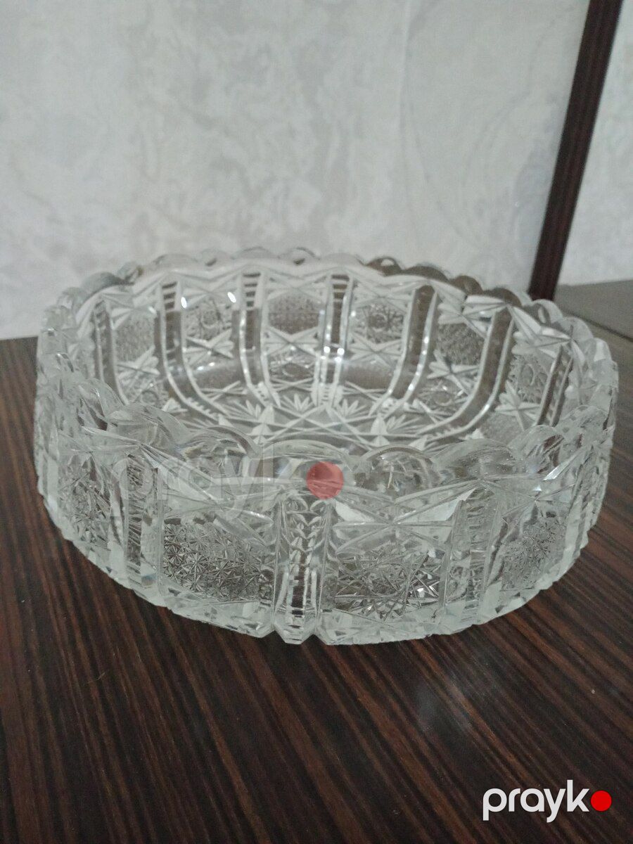 Настоящий хрусталь, конфетница Ссср — Qablar və mətbəx əşyaları, Bakı