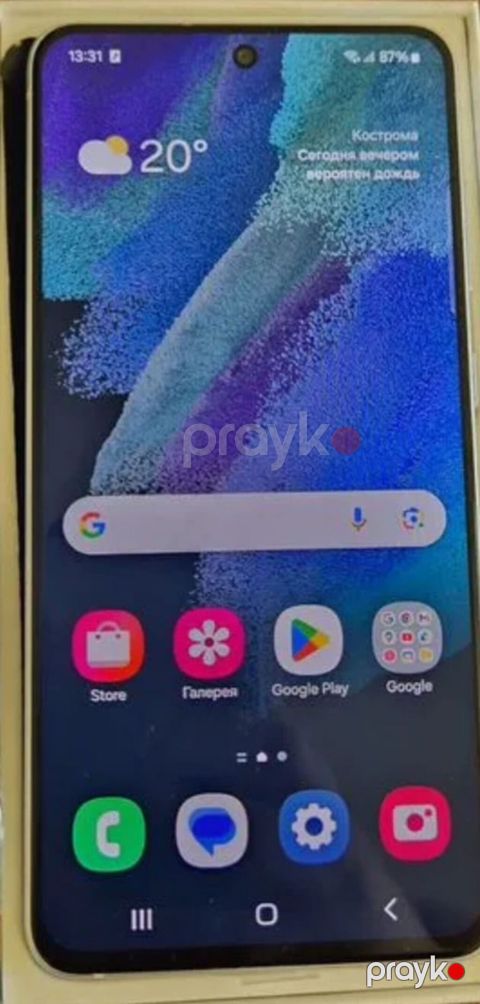Samsung Galaxy S21 FE, 128 GB, rəng - Ağ, Sensor, Barmaq izi, İki sim kartlı — Bakı