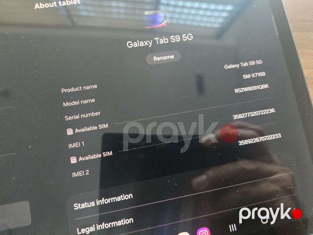 Samsung Tab s9 5G 256gb — Planshetlər, Bakı (2)