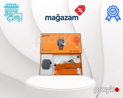 Smart saat "X9+ Ultra 2 Black/Orange" — Bakı