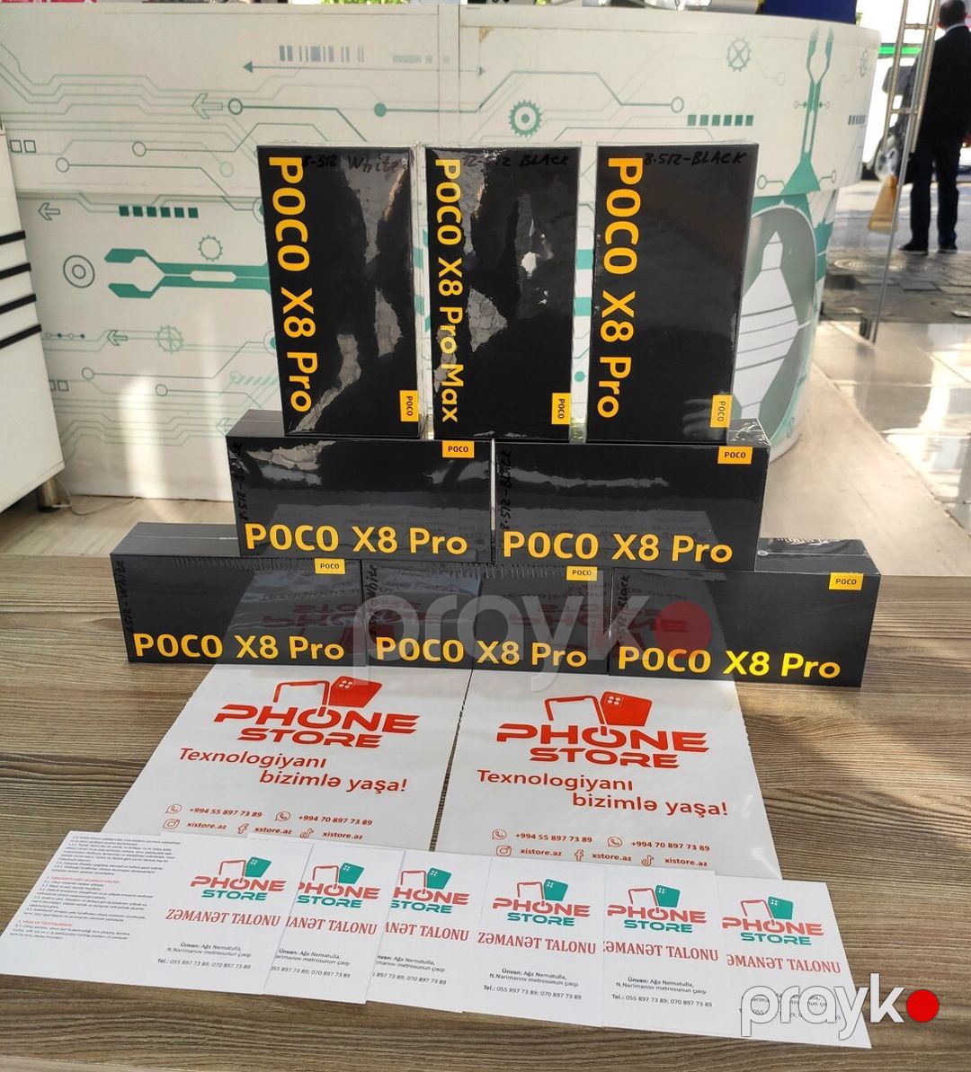 Xiaomi Poco X8 Pro White 512GB/8GB — Smartfonlar, Bakı (5)