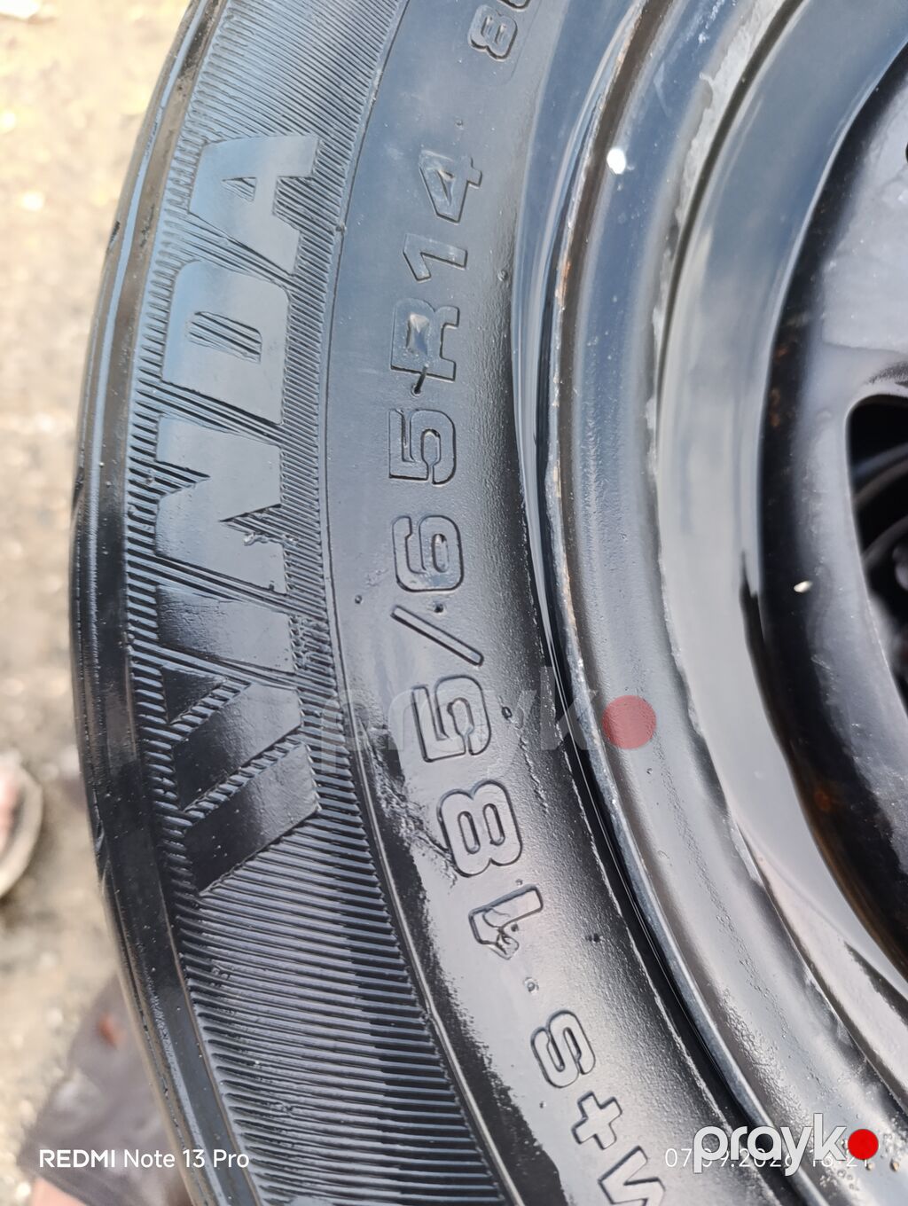 Vında M+S təkər və ştamp disk komplekti - Ölçü: 185/65 R14 — Diskləri, Bakı (3)
