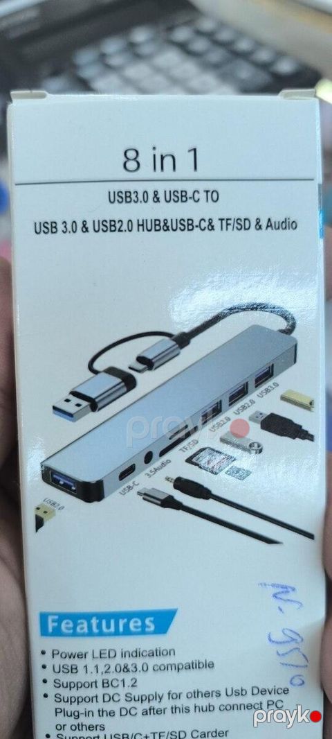 Type-C kart oxuyucu USB Type C Kart oxuyucu USB HUB Bu adapter — Bakı