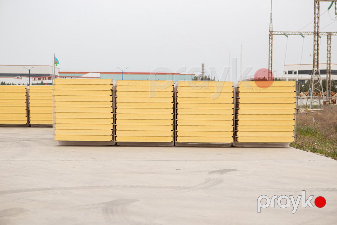 80 mm Pir sendviç panel – yüksək istilik izolyasiyası — Təmir və inşaat, Bakı (7)