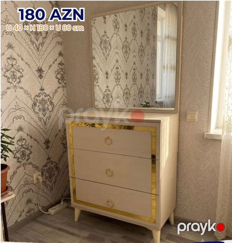 Tualet masası və güzgü dəsti - Qiymət: 180 AZN (şəkildə göstərilib) — Mehdiabad