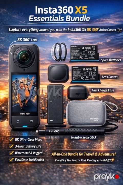 İnsta 360 X5 Essentials Bundle — Bakı