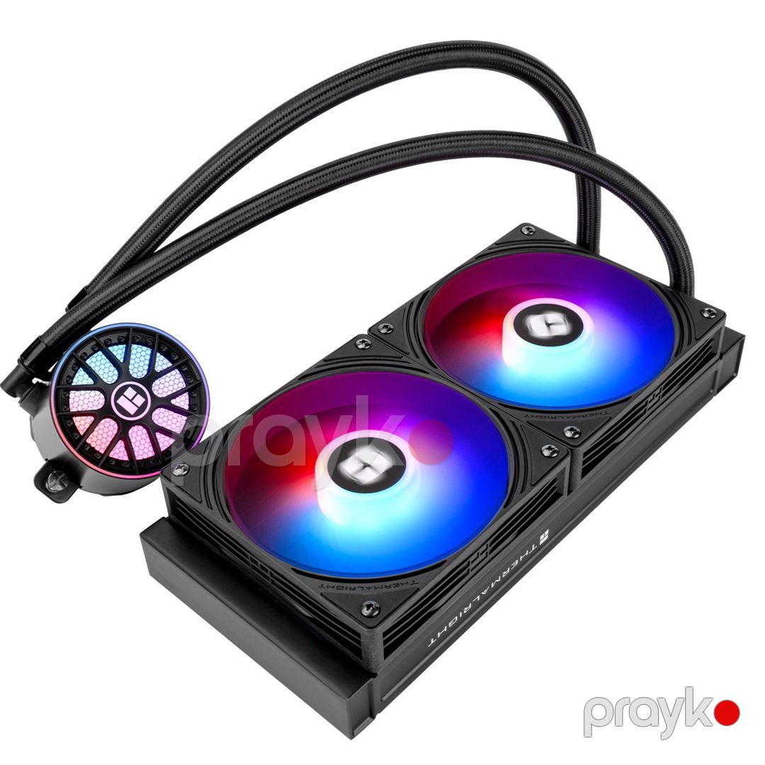 Maye Soyutma Thermalrıght Aqua Elite 240 Black Argb V6 — Kompüterlər və noutbuklar, Bakı (4)