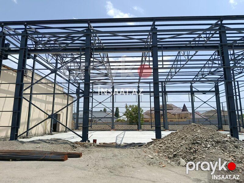 Anbar və Zavodlar üçün Metal Konstruksiya — Tikinti materialları, Bakı (4)