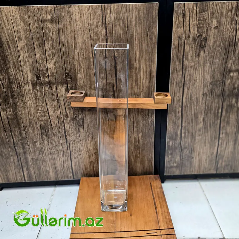 Bambuk vaza duzbucaqlı- (Suse guldan 4mm — Bakı