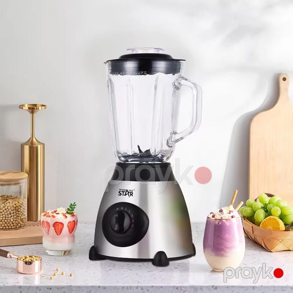 Blender şirələr və smuzilər hazırlamaq üçün 1,5 litrlik şüşə qabı və — Blenderlər, xırdalayanlar və mikserlər, Bakı (5)