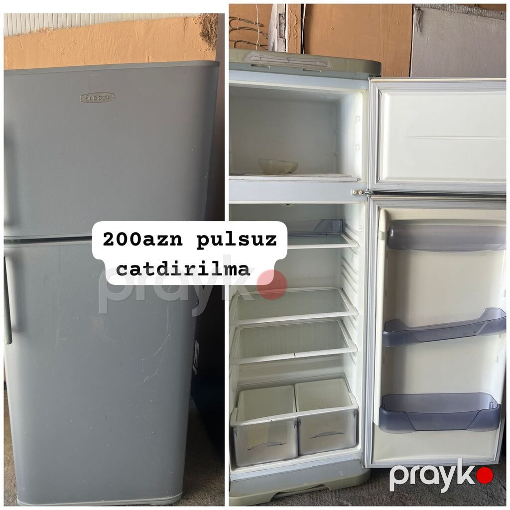 İkiqapılı Soyuducu – Guppea markası - Yuxarıda dondurucu bölmə — Soyuducular, Bakı