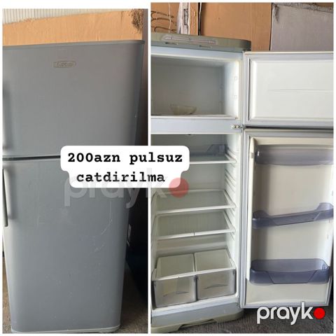 İkiqapılı Soyuducu – Guppea markası - Yuxarıda dondurucu bölmə — Bakı