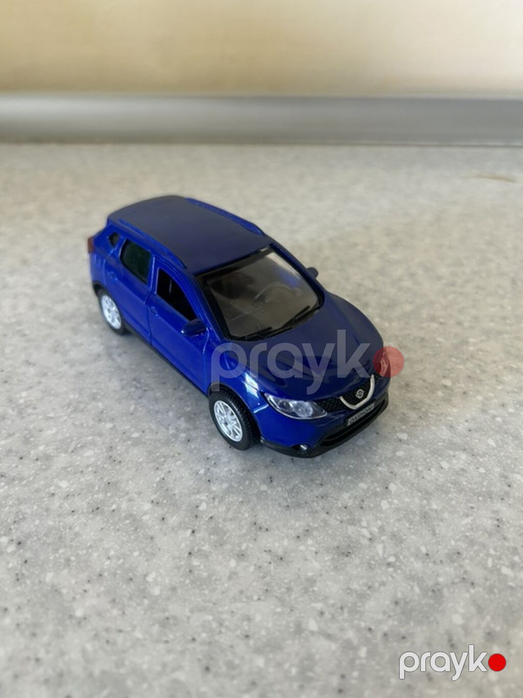 Mavi rəngli metal oyuncaq krossover avtomobil modeli - Material — Modellar, Bakı (2)