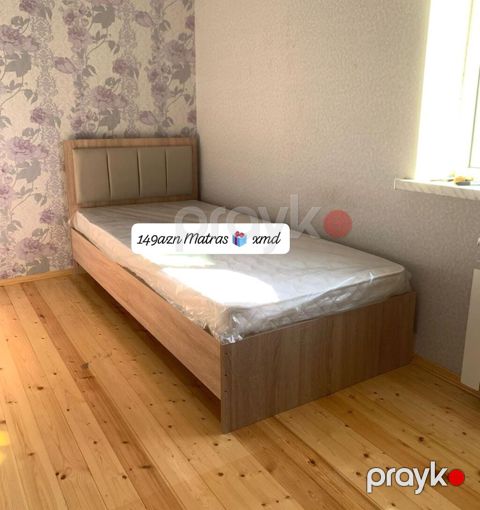 Tək nəfərlik çarpayı və matras dəsti - Ölçü: standart tək çarpayı — Mehdiabad