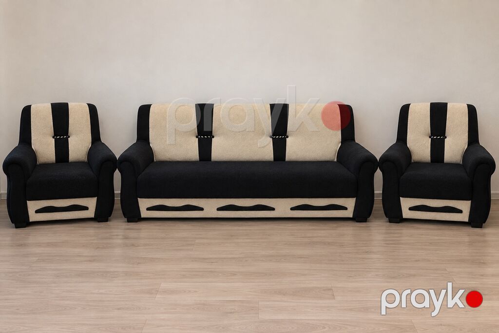 İşlənmiş, Klassik divan, 2 kreslo, Bazasız, Açılmayan — Yumşaq mobilya dəstləri, Göyçay