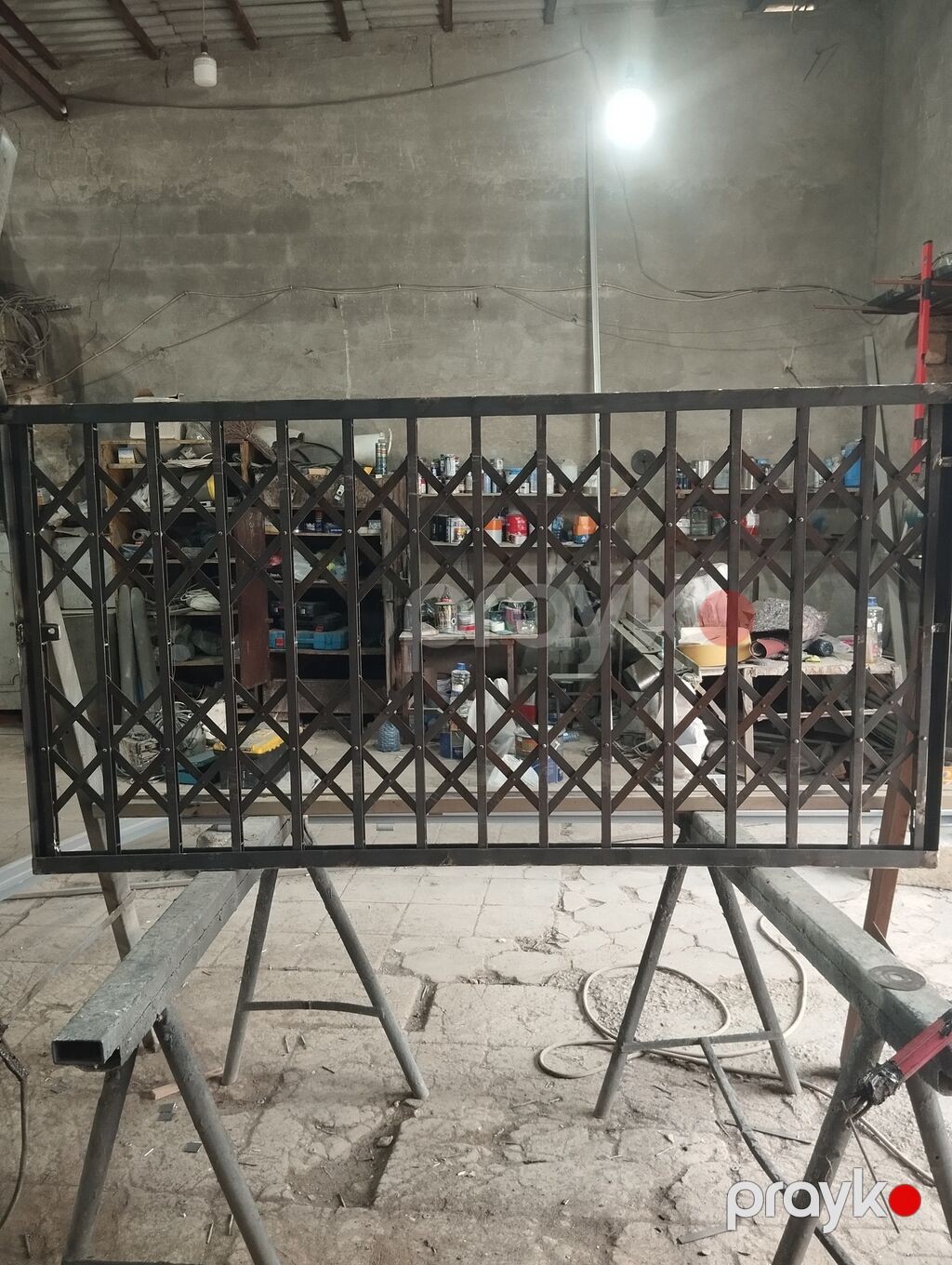 Sürgülü qarmoşka barmaqlıq balkon pəncərə qapı önü üçün çox — Pəncərələr, qapılar, balkonlar, Mehdiabad (3)