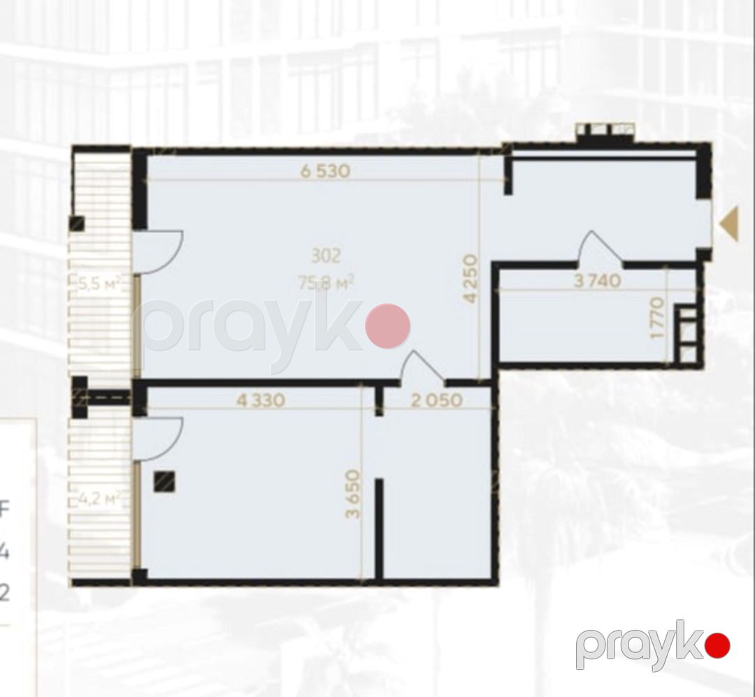 Satılır 2 otaqlı yeni tikili 86 m² — Mənzil, Bakı (6)