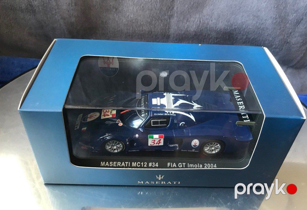 Коллекционная модель "Maserati MC12 #34 FIA GT Imola 2004 — Kolleksiyalar, Bakı (2)