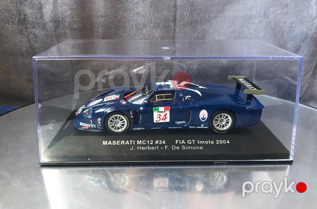Коллекционная модель "Maserati MC12 #34 FIA GT Imola 2004 — Kolleksiyalar, Bakı (8)