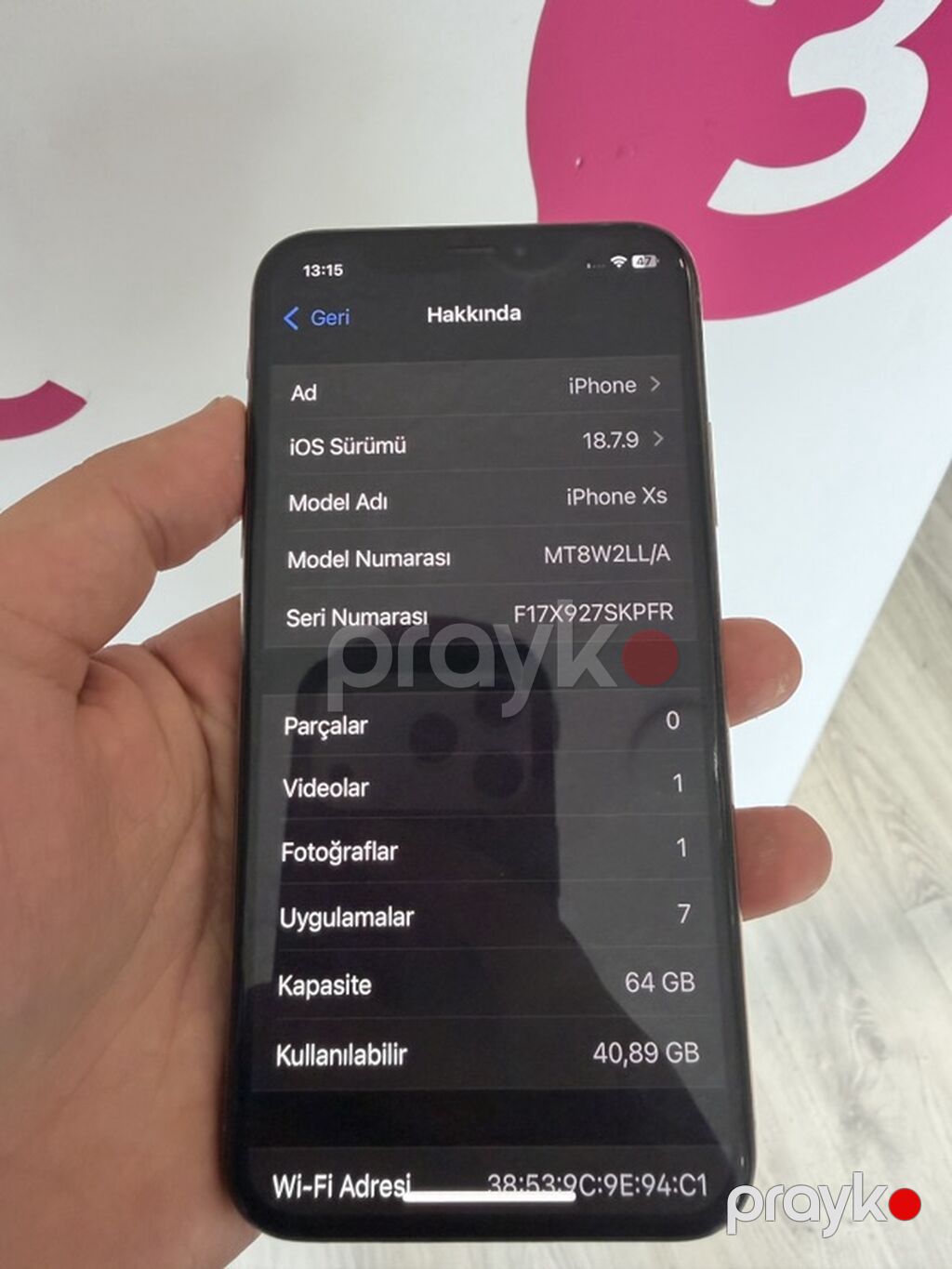 IPhone Xs, 64 GB, Qızılı, Simsiz şarj, Face ID — Apple iPhone, Tovuz (9)
