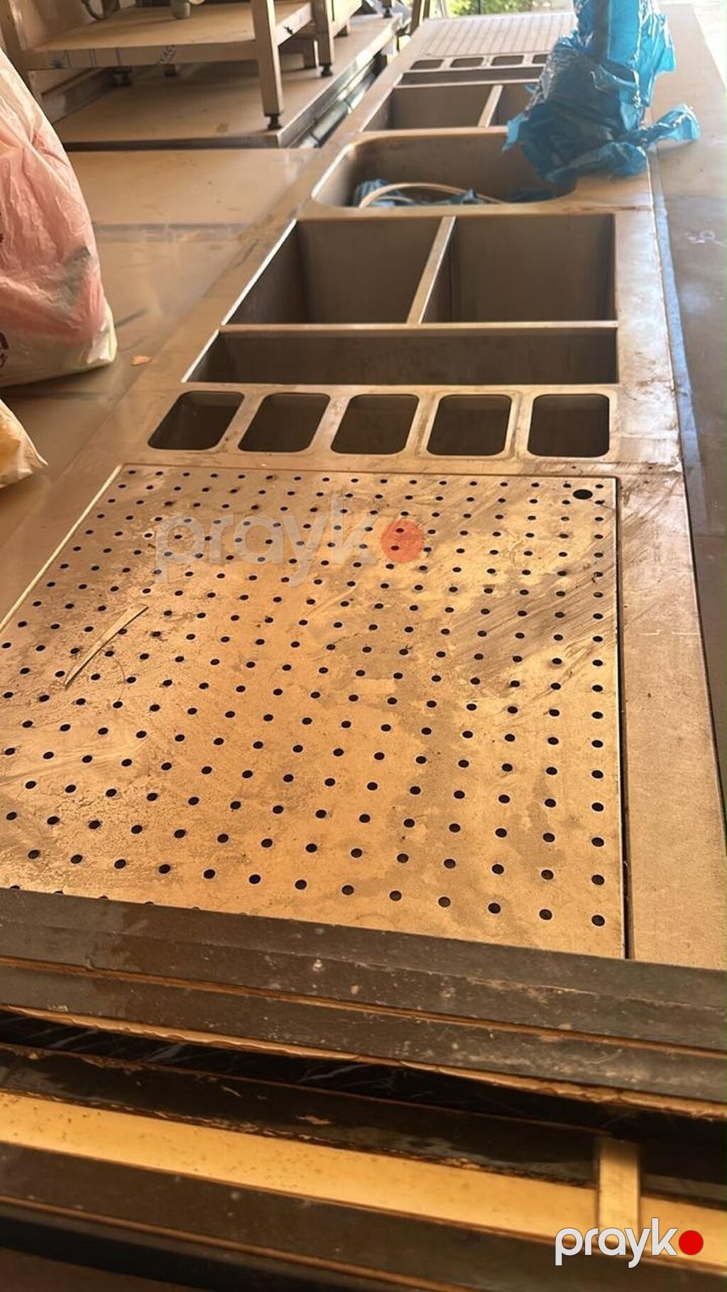 Kafe/bar üçün paslanmayan poladdan hazırlanmış peşəkar iş/bar stendi — Digər, Bakı (3)