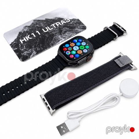 Smart saat HK11 ultra 3 Black — Bakı