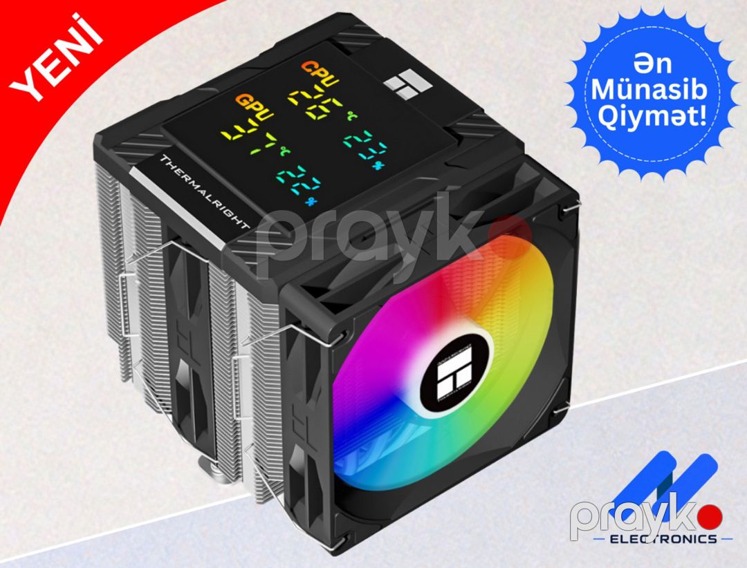 Cpu Cooler thermalrıght assassın peerless 120 dıgıtal argb Black — Kompüterlər və noutbuklar, Bakı (2)