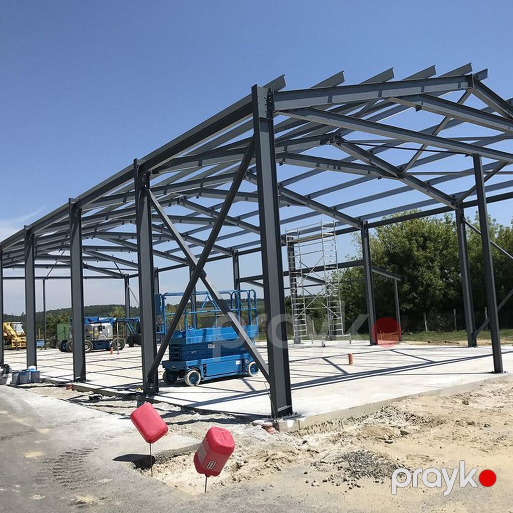 Polad konstruksiyalı anbar/sex karkasları – layihələndirmə və — Fəliz məmulatı, Bakı (2)