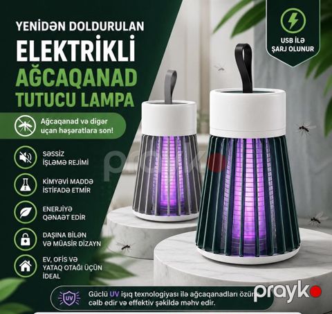 Elektrikli ağcaqanad tutucu lampa