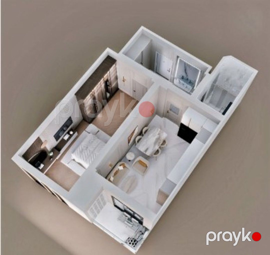 Satılır 1 otaqlı yeni tikili 65 m² — Mənzil, Gəncə (4)