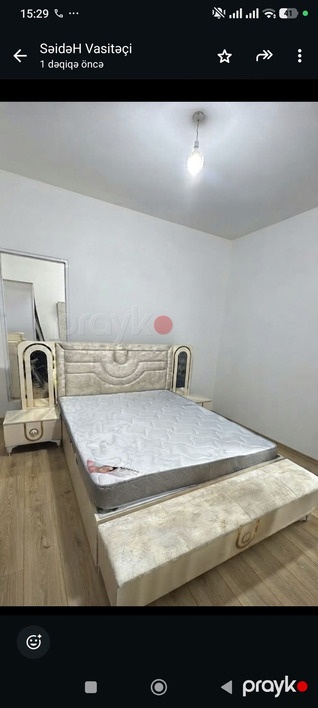 Bazali yataq desti 1150 manat.Ortopedik matrasladir,ideal — Yataq otağı mobilya dəstləri, Bakı (5)