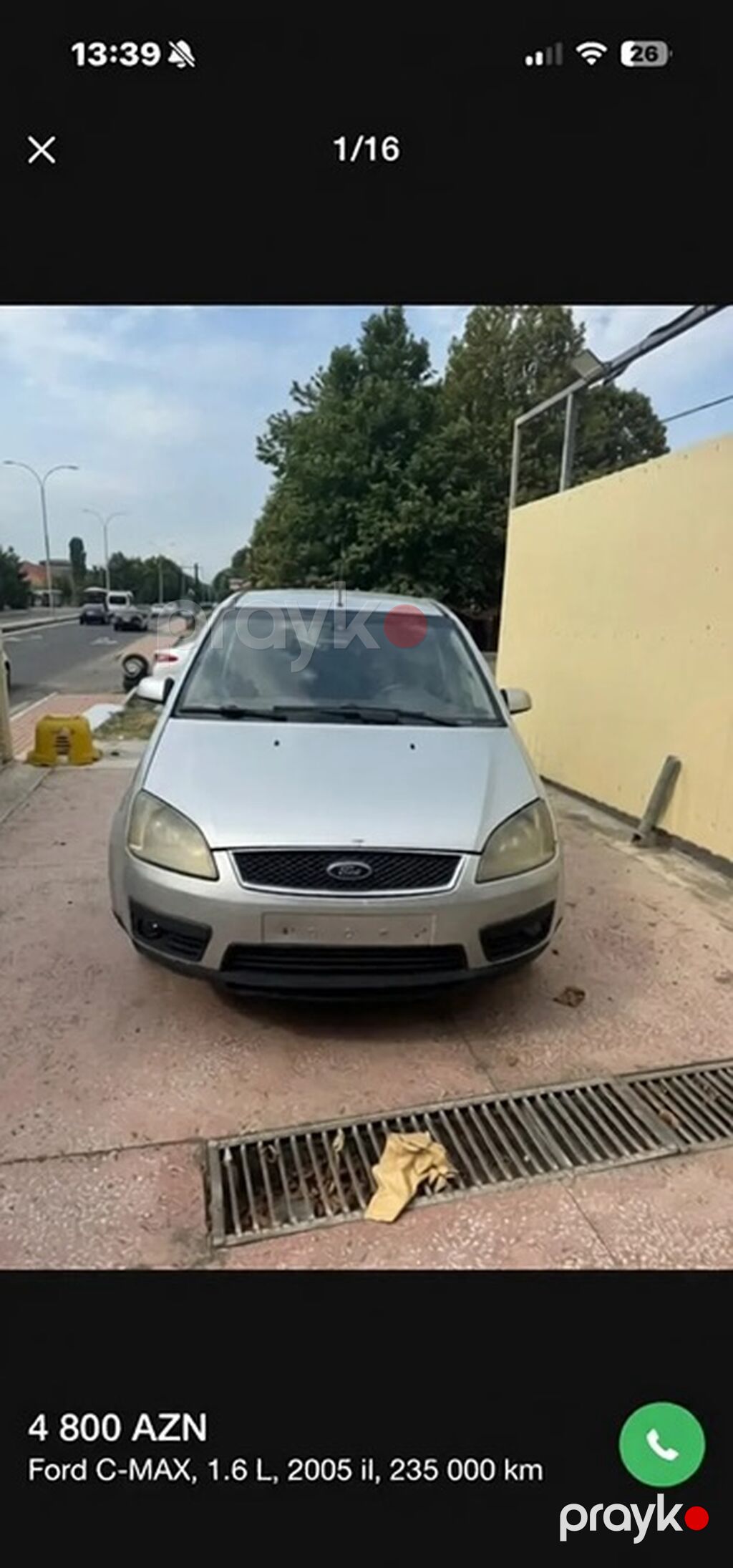 Ford C-max: 1.6 l 2005 il 235000 km Universal — Avtomobillər, Gəncə (7)