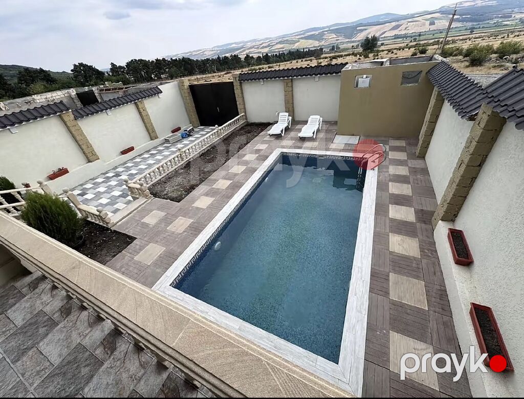 Hovuzlu mülk – geniş həyət və terraslar Hərbir şərəaiti var Qiymət 150 — Ev, villa, Bakı (4)