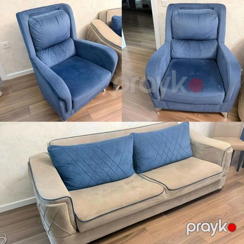 Divan 2 kreslo desti satilir Ela veziyyetdedir qiymet 280 azn kod — Bakı