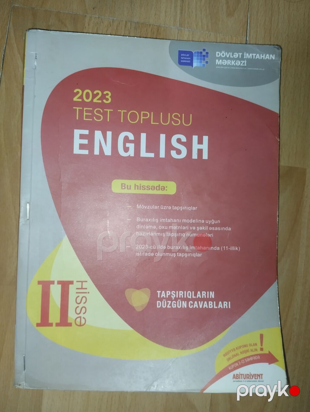 İngilis dili Testlər 11-ci sinif, DİM, 1-ci hissə, 2023 il — Kitablar, Bakı (2)