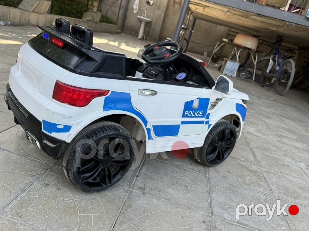 Uşaq üçün elektrikli polis maşını(ENDİRİM OLUNACAQ)Razılaşma yolu ile — Uşaq avtomobilləri, Sumqayıt (3)