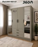 Məhsul: G_1 model geyim dolabı Ölçü: 200 160 47 sm Qiymət: 360₼ — Mallar